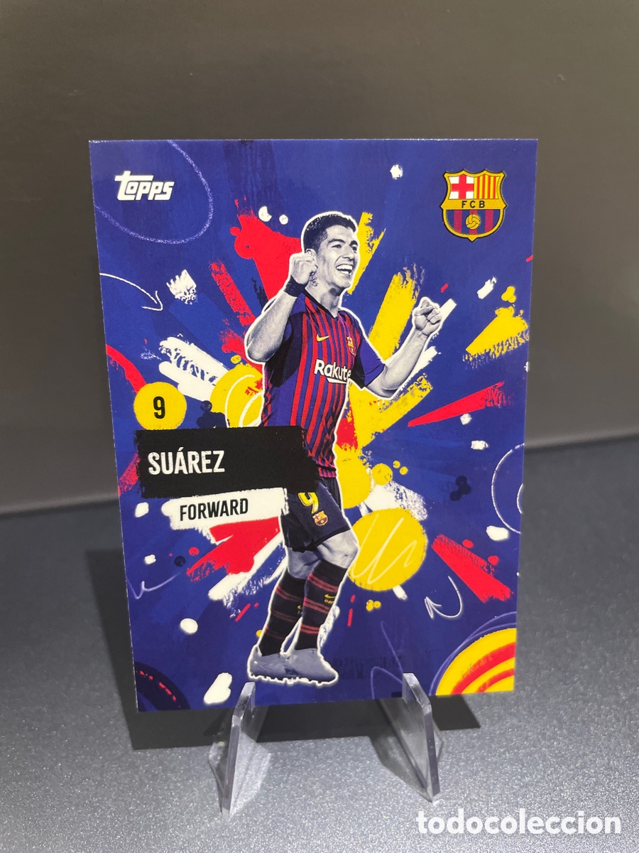 Football Stickers: Luis Suarez 33 Rumba FC Barcelona Team Set Topps 2024-25