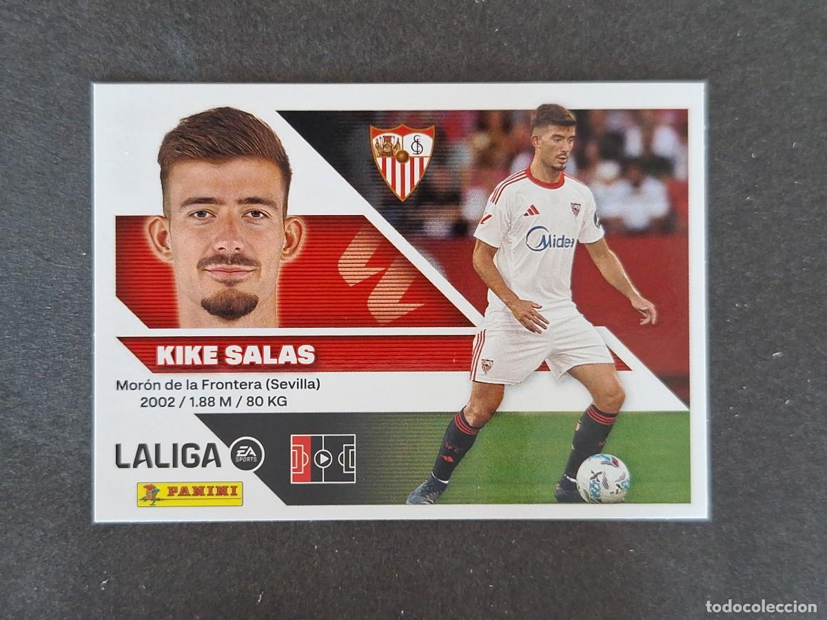 Cromos de f&uacute;tbol: L1 KIKE SALAS SEVILLA F. C. LIGA ESTE 2026 2027 26 27 NUNCA PEGADO SIN PEGAR
