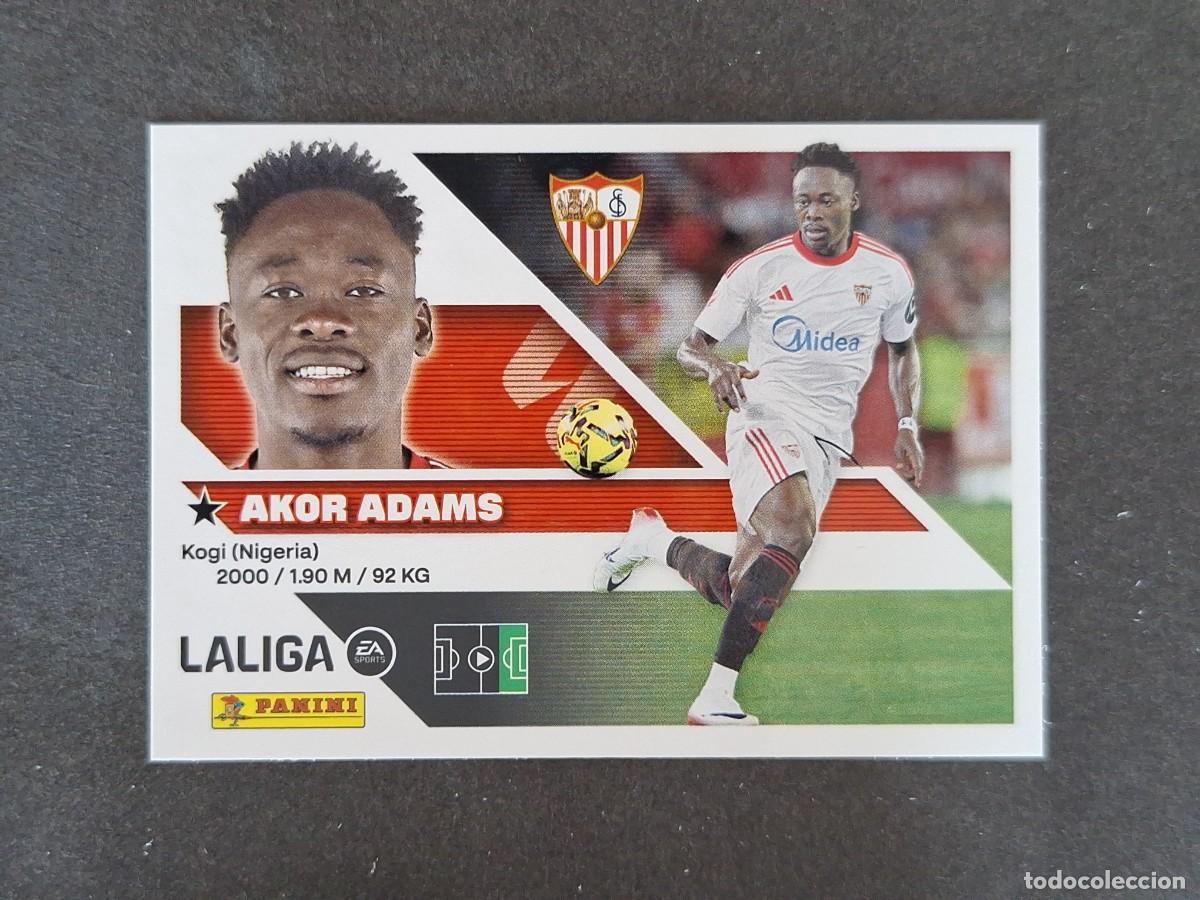 Cromos de f&uacute;tbol: L1 AKOR ADAMS SEVILLA F. C. LIGA ESTE 2026 2027 26 27 NUNCA PEGADO SIN PEGAR