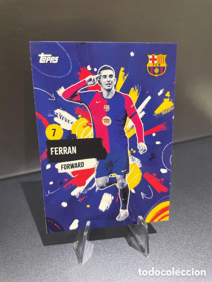 Cromos de f&uacute;tbol: Ferran Lopez 30 Rumba FC Barcelona Team Set Topps 2024-25