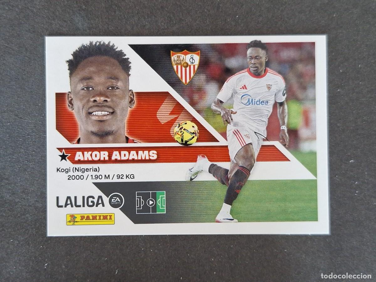 Cromos de f&uacute;tbol: L1 AKOR ADAMS SEVILLA F. C. LIGA ESTE 2026 2027 26 27 NUNCA PEGADO SIN PEGAR