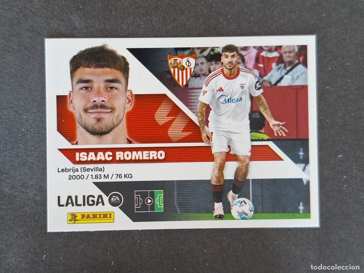 Cromos de f&uacute;tbol: L1 ISAAC ROMERO SEVILLA F. C. LIGA ESTE 2026 2027 26 27 NUNCA PEGADO SIN PEGAR