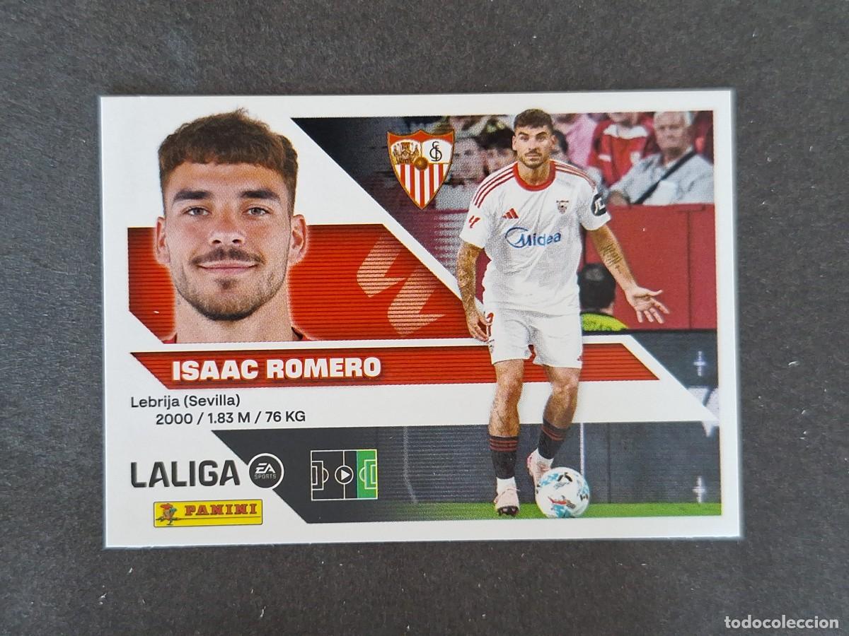 Cromos de f&uacute;tbol: L1 ISAAC ROMERO SEVILLA F. C. LIGA ESTE 2026 2027 26 27 NUNCA PEGADO SIN PEGAR