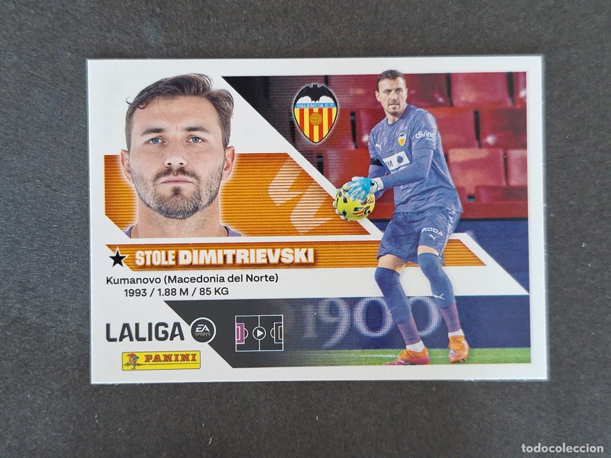 Cromos de f&uacute;tbol: L1 DIMITRIEVSKI VALENCIA C. F. LIGA ESTE 2026 2027 26 27 NUNCA PEGADO SIN PEGAR