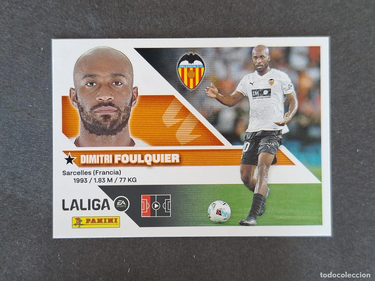 Cromos de f&uacute;tbol: L1 FOULQUIER VALENCIA C. F. LIGA ESTE 2026 2027 26 27 NUNCA PEGADO SIN PEGAR