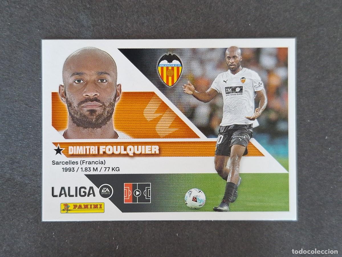 Cromos de f&uacute;tbol: L1 FOULQUIER VALENCIA C. F. LIGA ESTE 2026 2027 26 27 NUNCA PEGADO SIN PEGAR