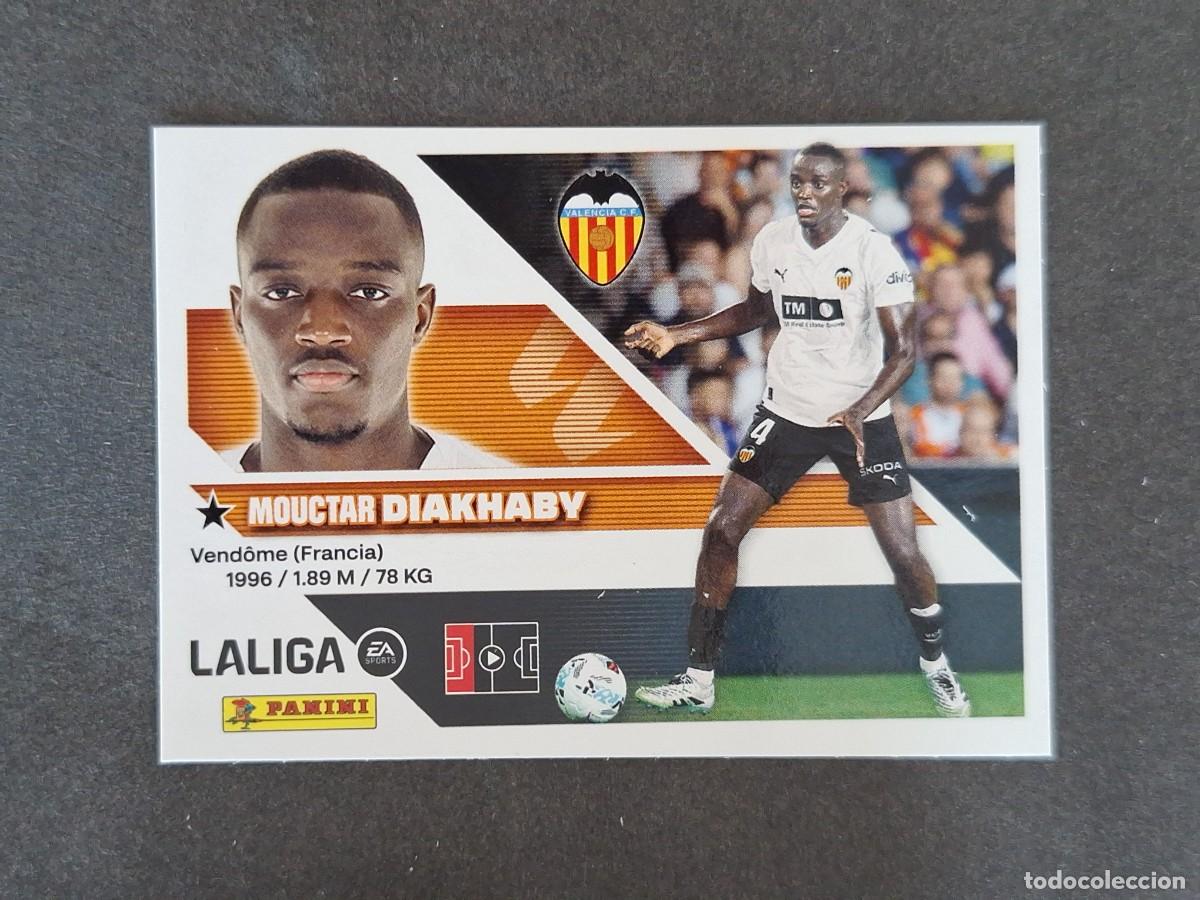 Cromos de f&uacute;tbol: L1 DIAKHABY VALENCIA C. F. LIGA ESTE 2026 2027 26 27 NUNCA PEGADO SIN PEGAR