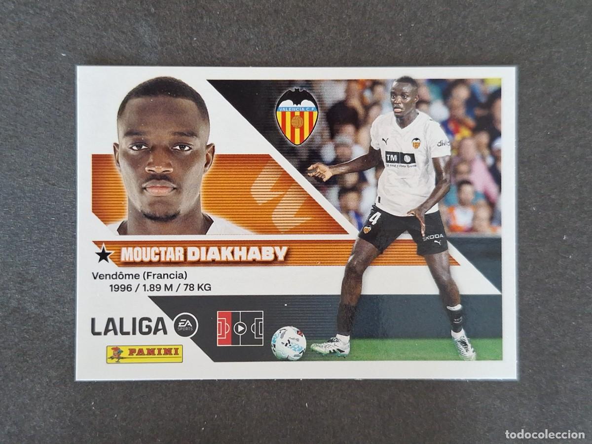 Cromos de f&uacute;tbol: L1 DIAKHABY VALENCIA C. F. LIGA ESTE 2026 2027 26 27 NUNCA PEGADO SIN PEGAR
