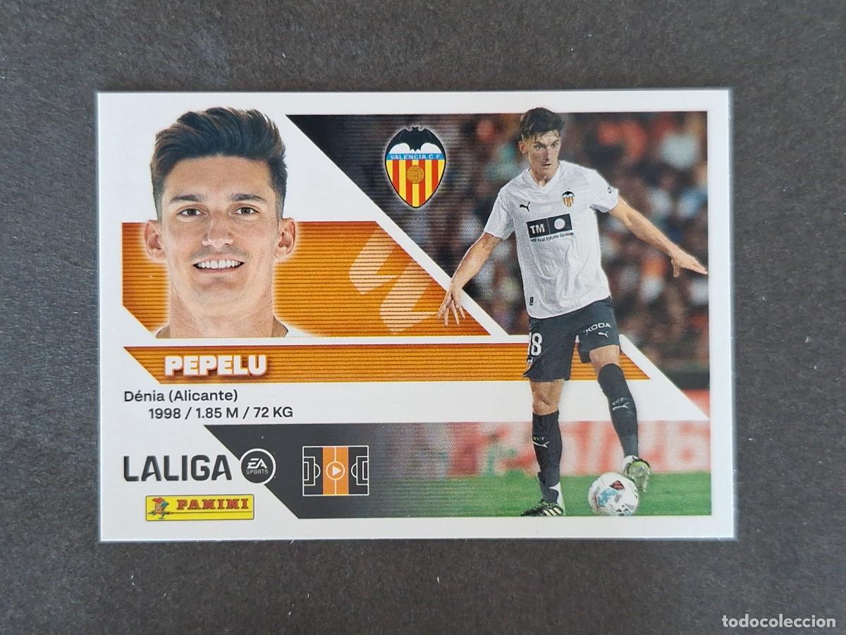 Cromos de f&uacute;tbol: L1 PEPELU VALENCIA C. F. LIGA ESTE 2026 2027 26 27 NUNCA PEGADO SIN PEGAR