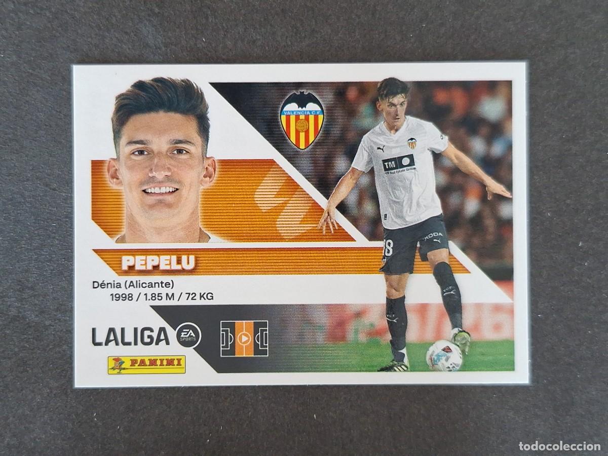 Cromos de f&uacute;tbol: L1 PEPELU VALENCIA C. F. LIGA ESTE 2026 2027 26 27 NUNCA PEGADO SIN PEGAR