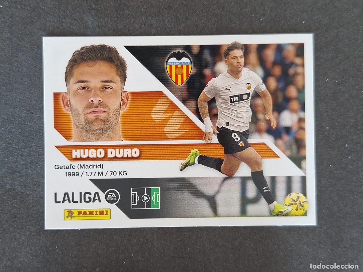 Cromos de f&uacute;tbol: L1 HUGO DURO VALENCIA C. F. LIGA ESTE 2026 2027 26 27 NUNCA PEGADO SIN PEGAR