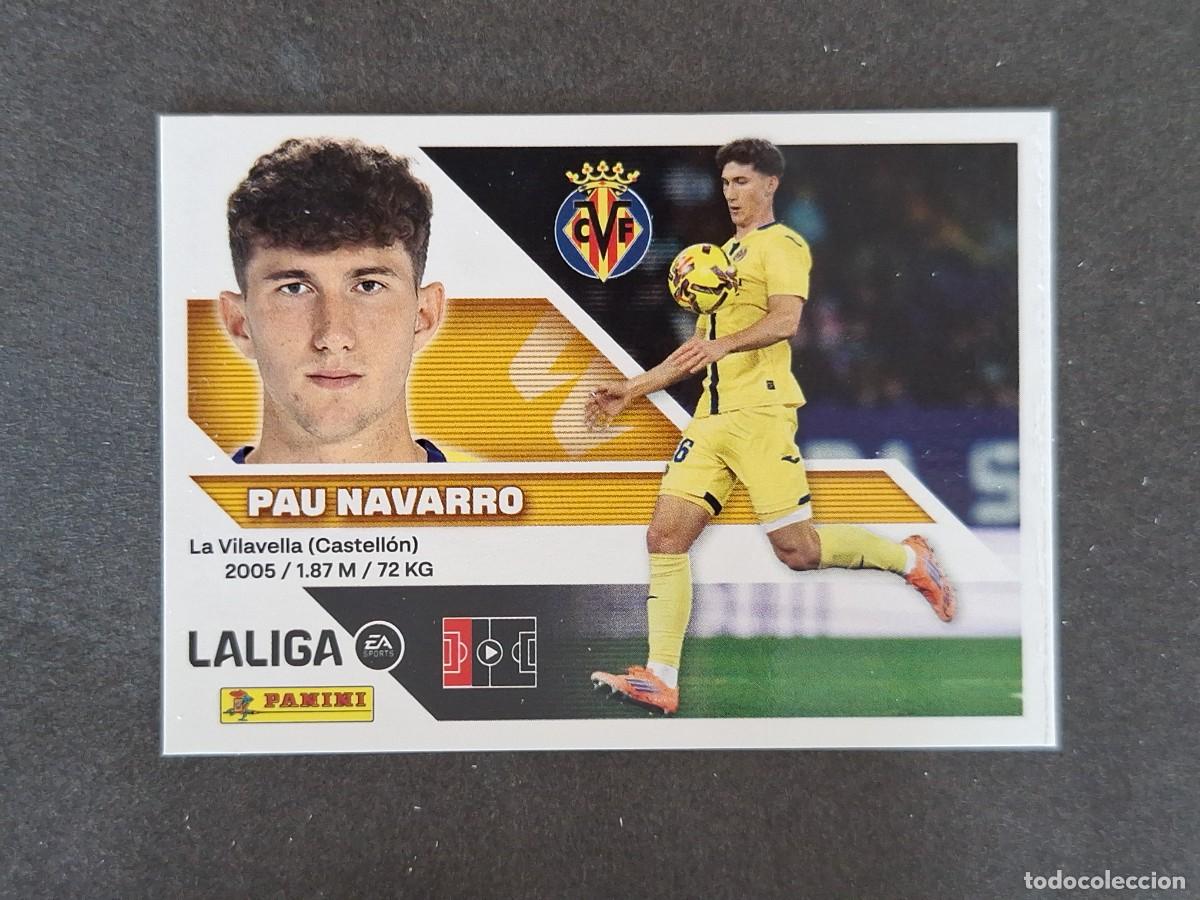 Figurine di Calcio: L1 PAU NAVARRO VILLARREAL C. F. LIGA ESTE 2026 2027 26 27 NUNCA PEGADO SIN PEGAR