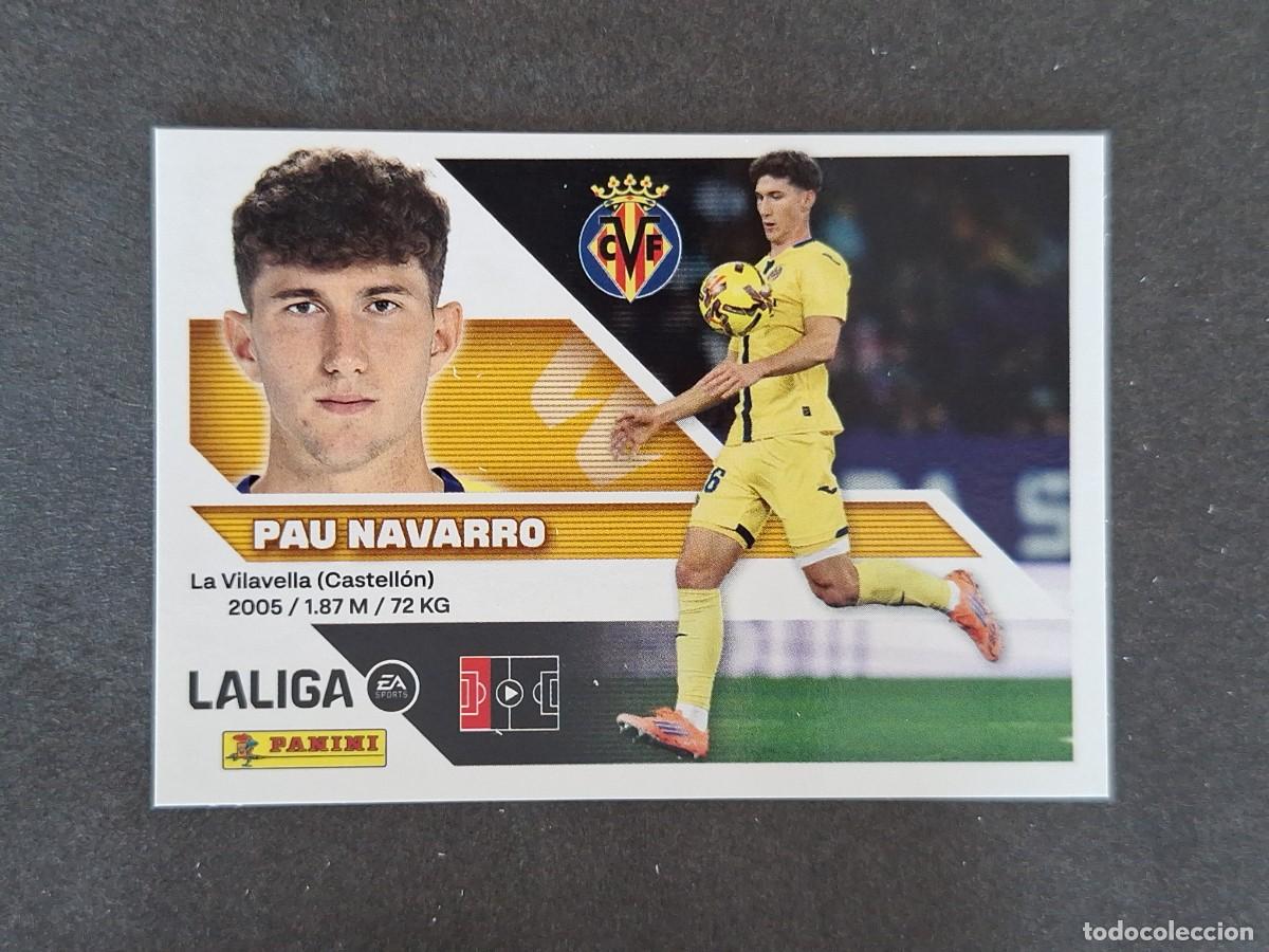 Figurine di Calcio: L1 PAU NAVARRO VILLARREAL C. F. LIGA ESTE 2026 2027 26 27 NUNCA PEGADO SIN PEGAR