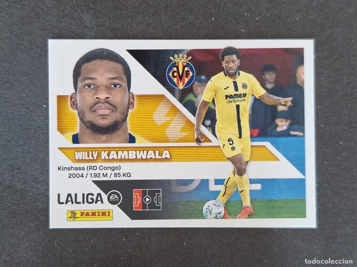 Cromos de f&uacute;tbol: L1 KAMBWALA VILLARREAL C. F. LIGA ESTE 2026 2027 26 27 NUNCA PEGADO SIN PEGAR
