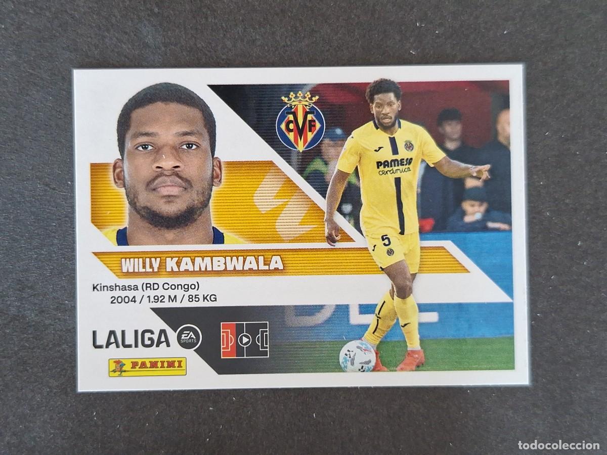 Cromos de f&uacute;tbol: L1 KAMBWALA VILLARREAL C. F. LIGA ESTE 2026 2027 26 27 NUNCA PEGADO SIN PEGAR
