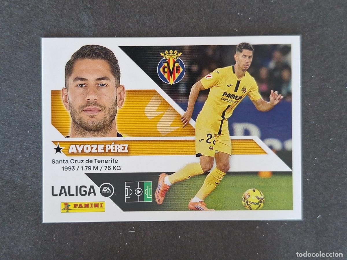 Cromos de f&uacute;tbol: L1 AYOZE VILLARREAL C. F. LIGA ESTE 2026 2027 26 27 NUNCA PEGADO SIN PEGAR