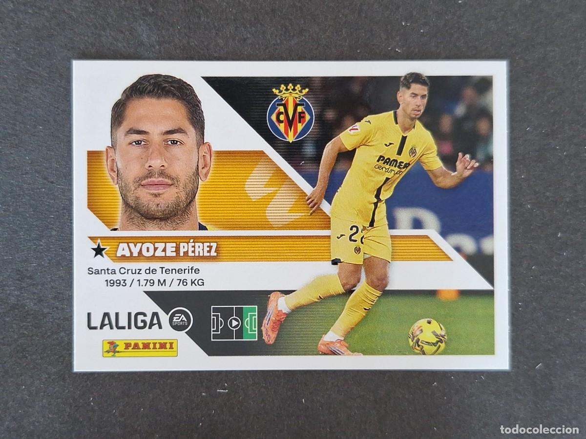 Cromos de f&uacute;tbol: L1 AYOZE VILLARREAL C. F. LIGA ESTE 2026 2027 26 27 NUNCA PEGADO SIN PEGAR