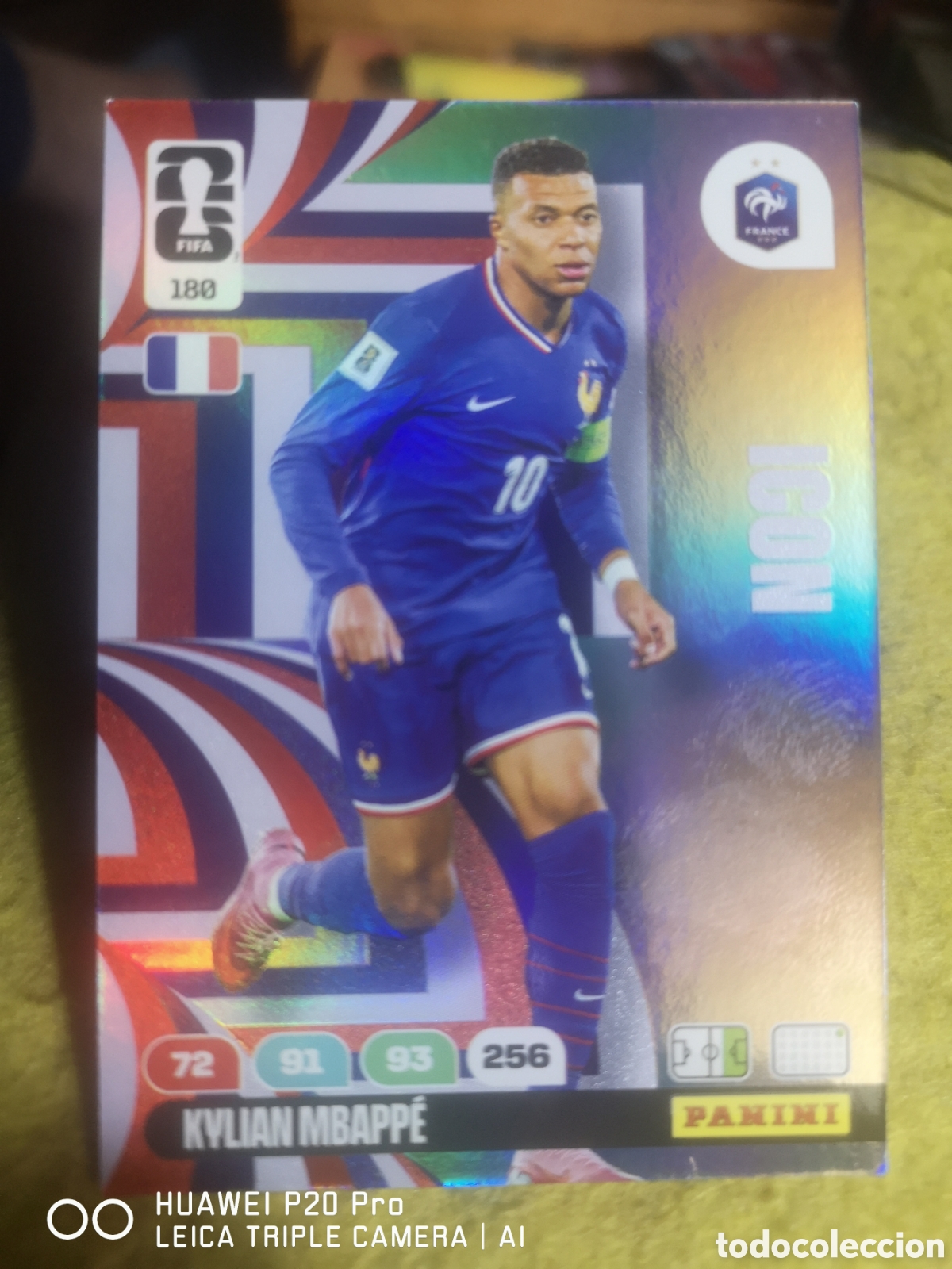 Cromos de f&uacute;tbol: ADRENALYN FIFA WORLD CUP MUNDIAL 2026 ICON KYLIAN MBAPPE 180 FRANCIA