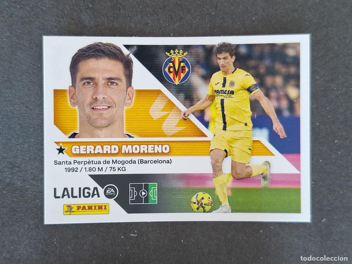 Cromos de f&uacute;tbol: L1 GERARD MORENO VILLARREAL C. F. LIGA ESTE 2026 2027 26 27 NUNCA PEGADO SIN PEGAR