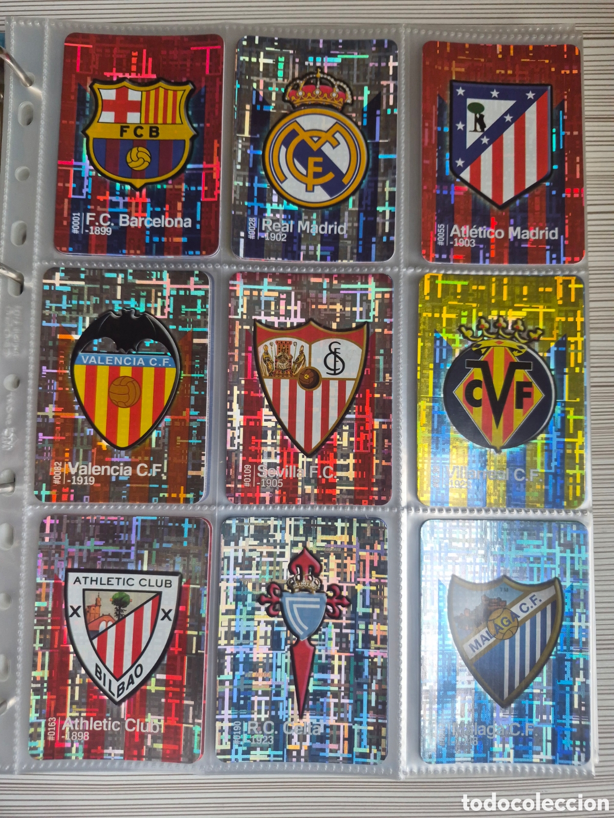 Cromos de f&uacute;tbol: Mundicromo 2015 2016 Escudos Tetris Lote Completo