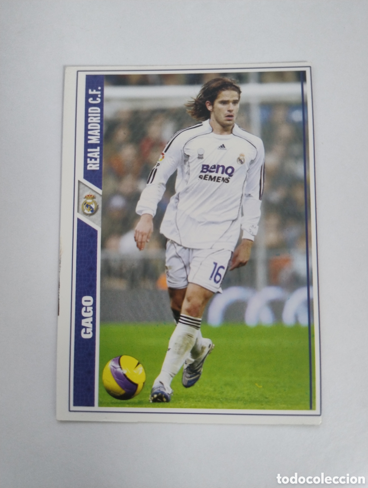 Cromos de f&uacute;tbol: 18 - Gago - Real Madrid - Mundicromo Liga 2008