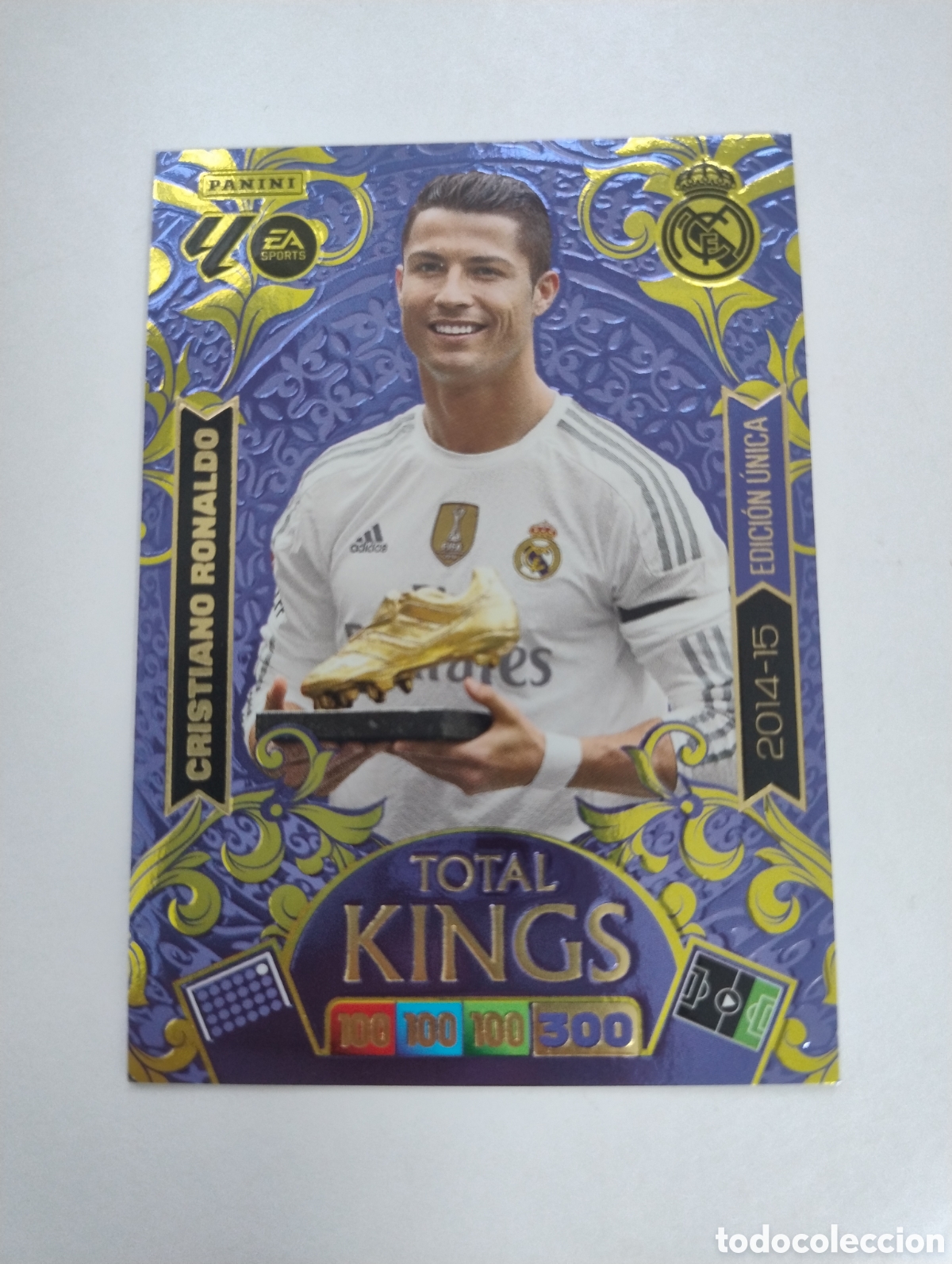Cromos de f&uacute;tbol: Cristiano Ronaldo - Real Madrid - Adrenalyn XL Liga 2025 - 2026 Total Kings Edici&oacute;n &Uacute;nica 2014 - 15