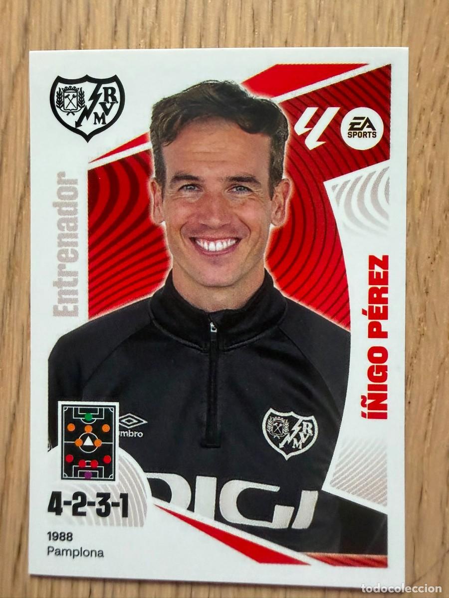 Cromos de f&uacute;tbol: 2 I&Ntilde;IGO PEREZ RAYO VALLECANO 24 25 2024 2025 LIGA EA SPORTS COLECCIONES ESTE SIN PEGAR STICKER