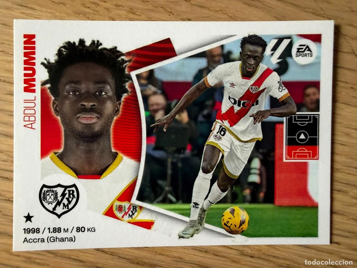 Cromos de f&uacute;tbol: 7 MUMIN RAYO VALLECANO 24 25 2024 2025 LIGA EA SPORTS COLECCIONES ESTE SIN PEGAR STICKER