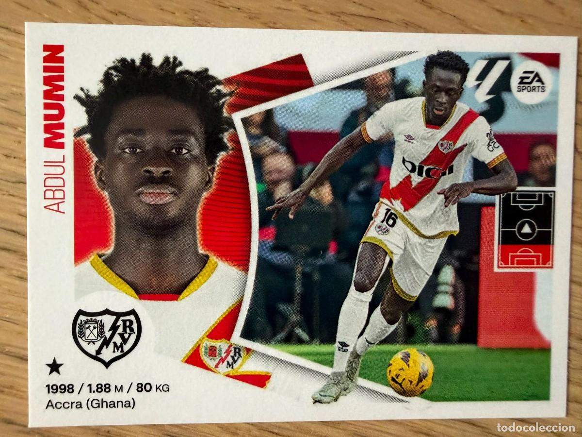 Cromos de f&uacute;tbol: 7 MUMIN RAYO VALLECANO 24 25 2024 2025 LIGA EA SPORTS COLECCIONES ESTE SIN PEGAR STICKER