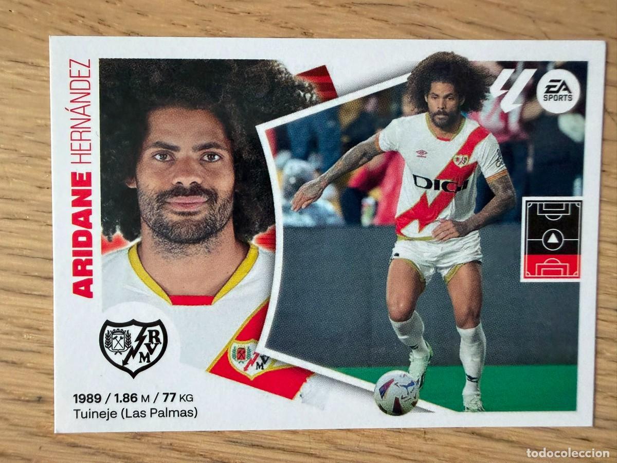 Cromos de f&uacute;tbol: 8 ARIDANE RAYO VALLECANO 24 25 2024 2025 LIGA EA SPORTS COLECCIONES ESTE SIN PEGAR STICKER