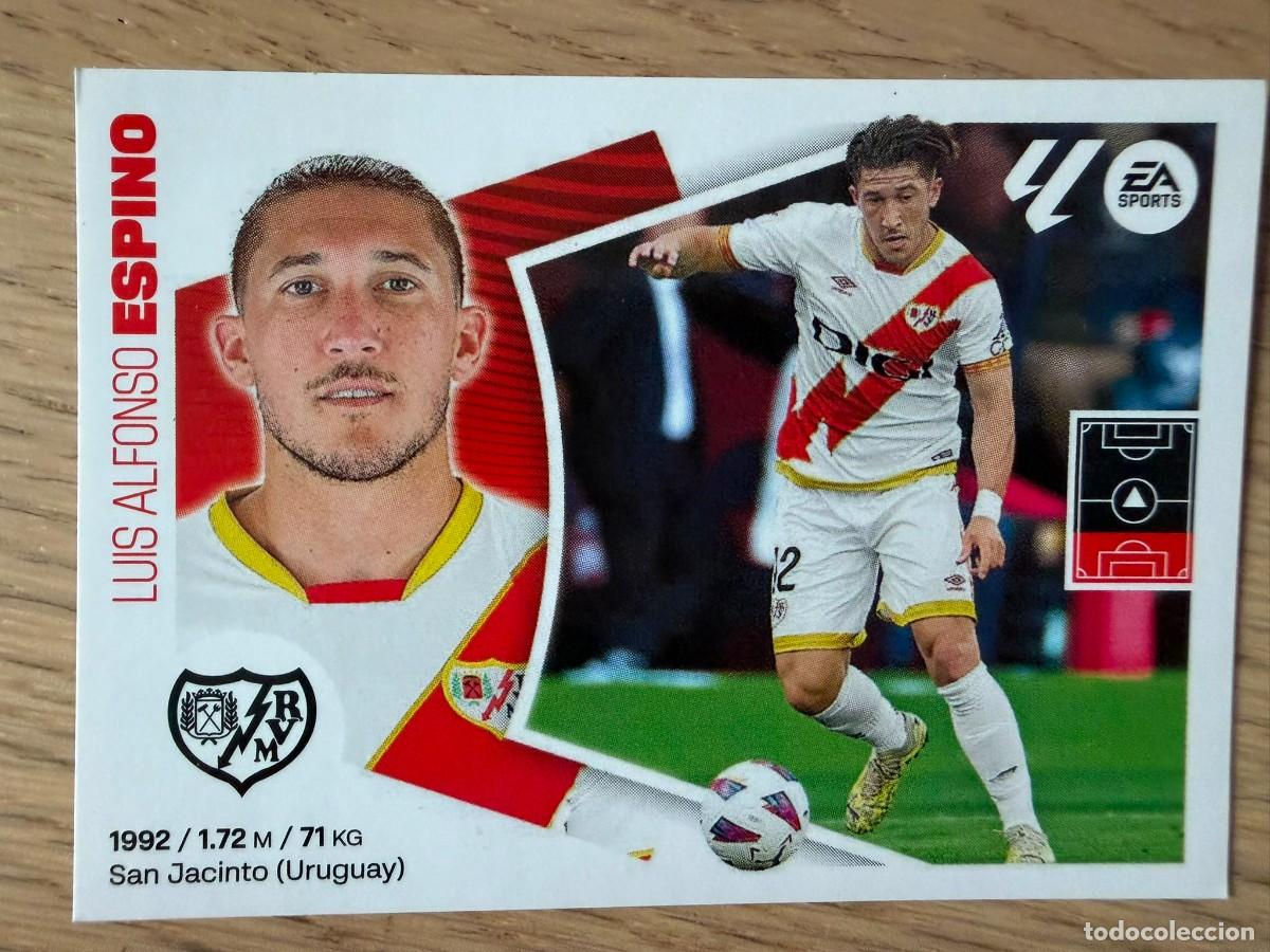 Figurine di Calcio: 9 ESPINO RAYO VALLECANO 24 25 2024 2025 LIGA EA SPORTS COLECCIONES ESTE SIN PEGAR STICKER