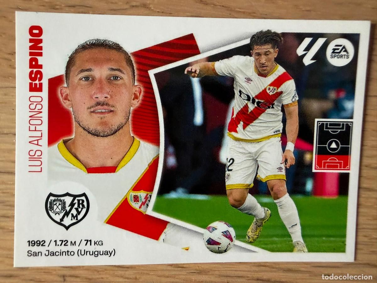 Figurine di Calcio: 9 ESPINO RAYO VALLECANO 24 25 2024 2025 LIGA EA SPORTS COLECCIONES ESTE SIN PEGAR STICKER