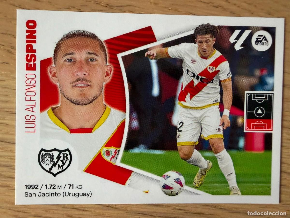 Cromos de f&uacute;tbol: 9 ESPINO RAYO VALLECANO 24 25 2024 2025 LIGA EA SPORTS COLECCIONES ESTE SIN PEGAR STICKER