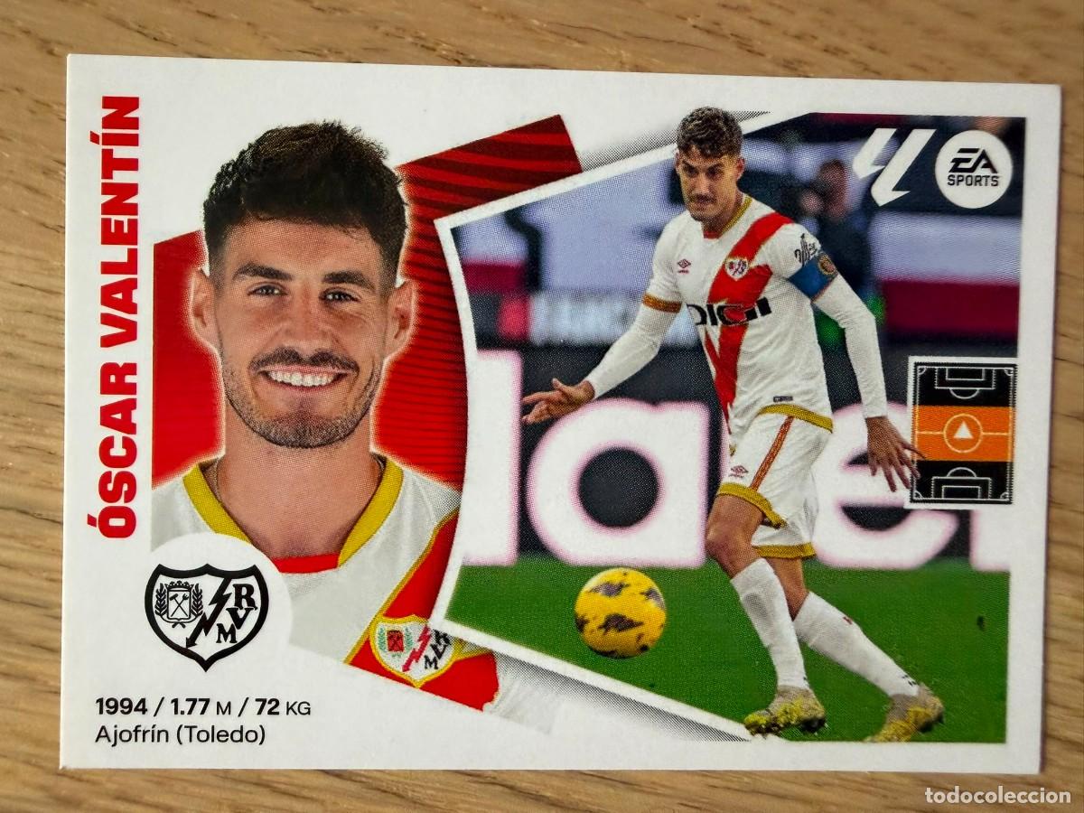 Cromos de f&uacute;tbol: 11 OSCAR VALENTIN RAYO VALLECANO 24 25 2024 2025 LIGA EA SPORTS COLECCIONES ESTE SIN PEGAR STICKER
