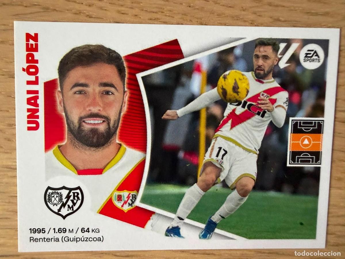 Figurine di Calcio: 13 UNAI LOPEZ RAYO VALLECANO 24 25 2024 2025 LIGA EA SPORTS COLECCIONES ESTE SIN PEGAR STICKER