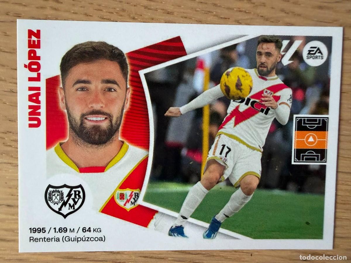 Figurine di Calcio: 13 UNAI LOPEZ RAYO VALLECANO 24 25 2024 2025 LIGA EA SPORTS COLECCIONES ESTE SIN PEGAR STICKER