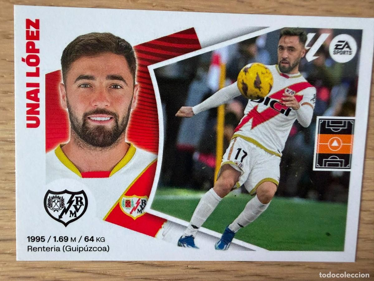 Figurine di Calcio: 13 UNAI LOPEZ RAYO VALLECANO 24 25 2024 2025 LIGA EA SPORTS COLECCIONES ESTE SIN PEGAR STICKER