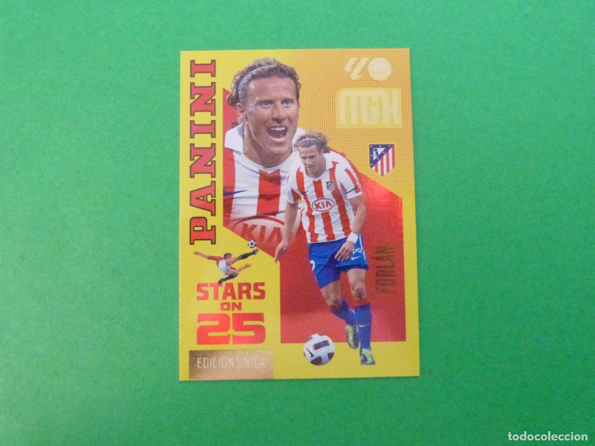 Cromos de f&uacute;tbol: TRADING CARD FUTBOL FORLAN ATLETICO DE MADRID N&ordm; 439 LIGA MEGACRACKS 2026-2027/26-27 PANINI