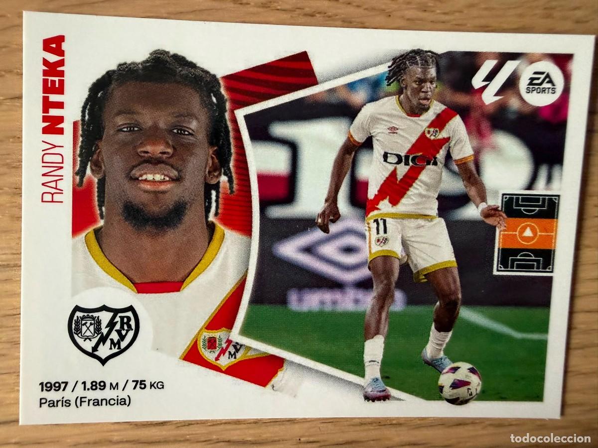 Cromos de f&uacute;tbol: 14 NTEKA RAYO VALLECANO 24 25 2024 2025 LIGA EA SPORTS COLECCIONES ESTE SIN PEGAR STICKER