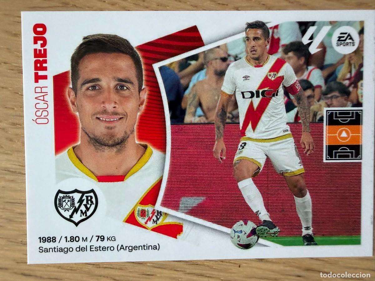 Cromos de f&uacute;tbol: 16 TREJO RAYO VALLECANO 24 25 2024 2025 LIGA EA SPORTS COLECCIONES ESTE SIN PEGAR STICKER