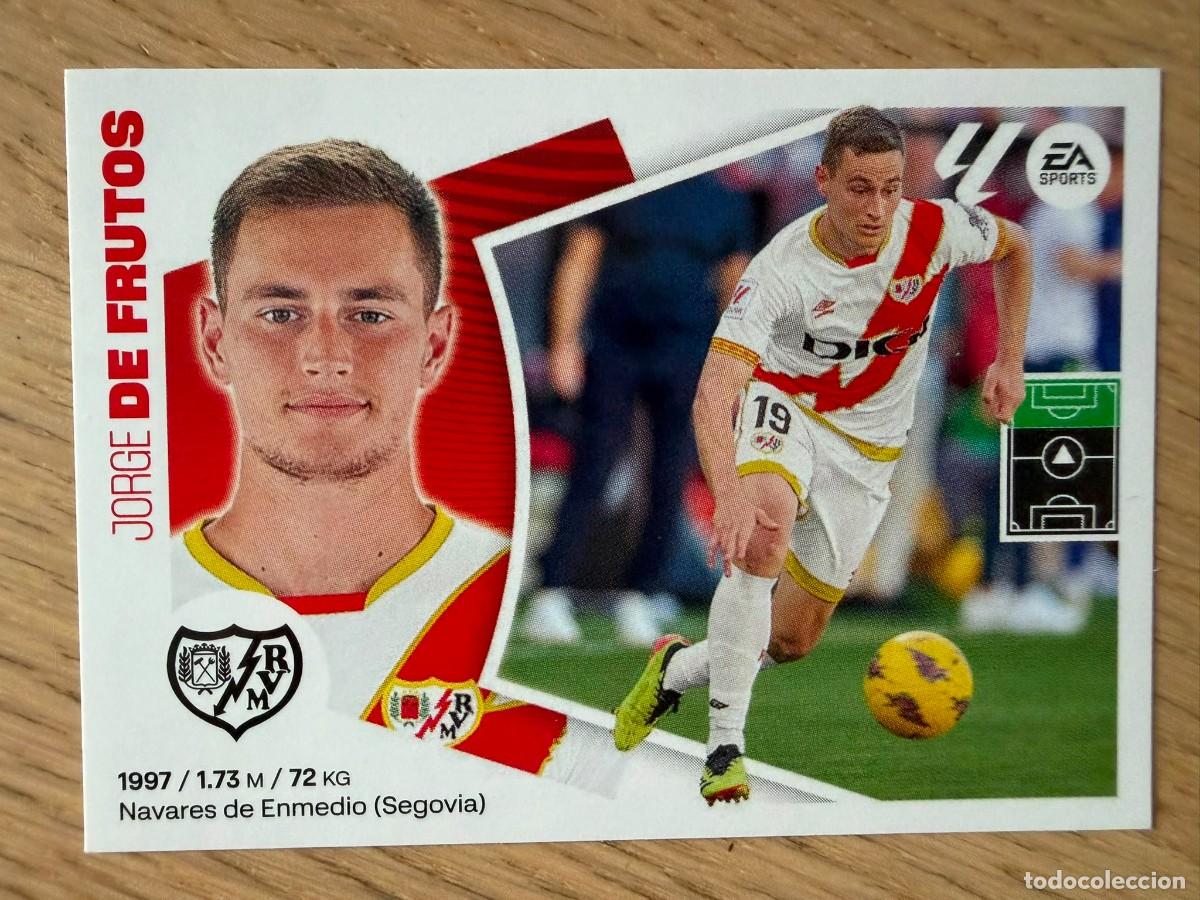 Cromos de f&uacute;tbol: 17 DE FRUTOS RAYO VALLECANO 24 25 2024 2025 LIGA EA SPORTS COLECCIONES ESTE SIN PEGAR STICKER