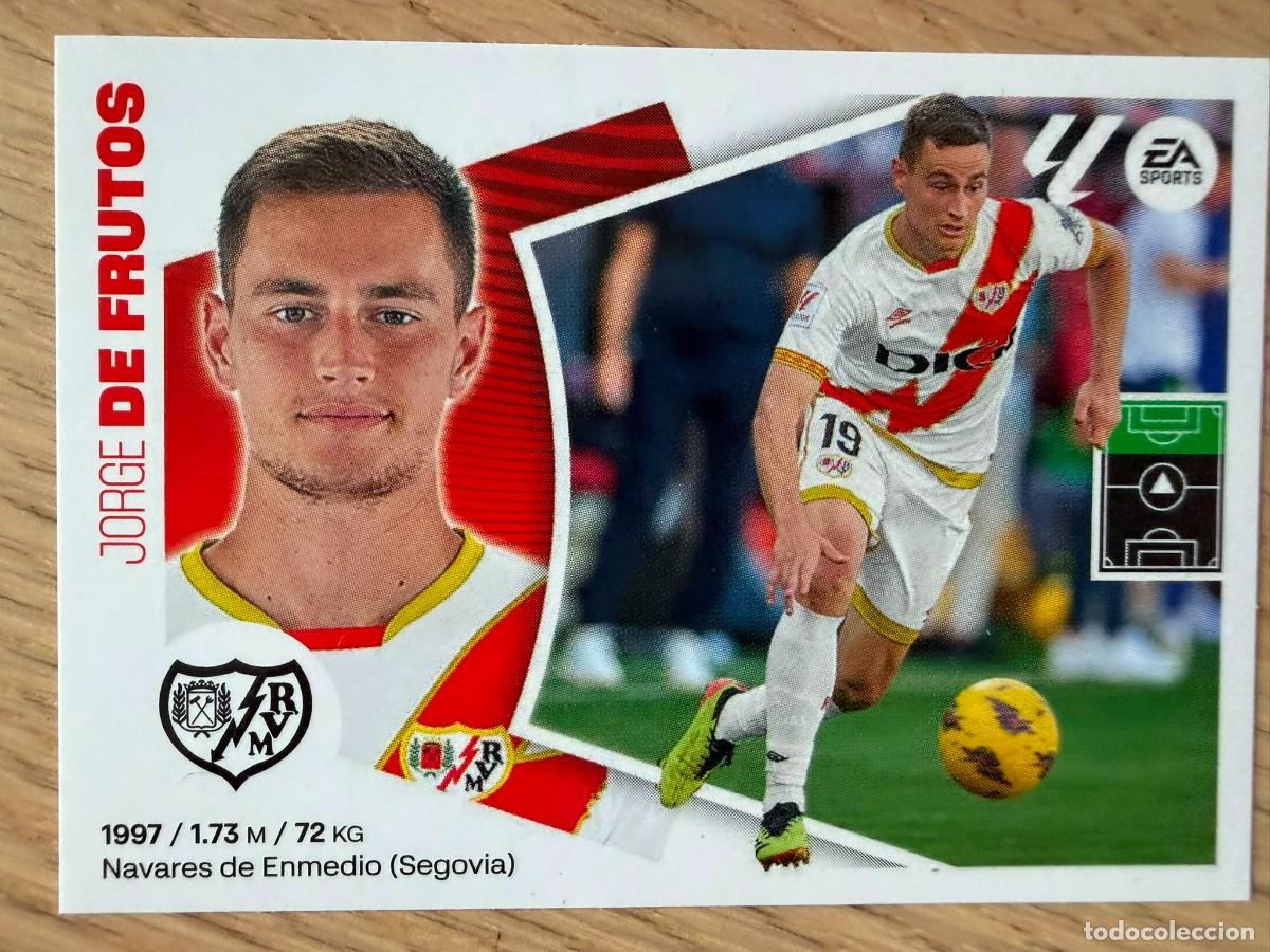 Cromos de f&uacute;tbol: 17 DE FRUTOS RAYO VALLECANO 24 25 2024 2025 LIGA EA SPORTS COLECCIONES ESTE SIN PEGAR STICKER