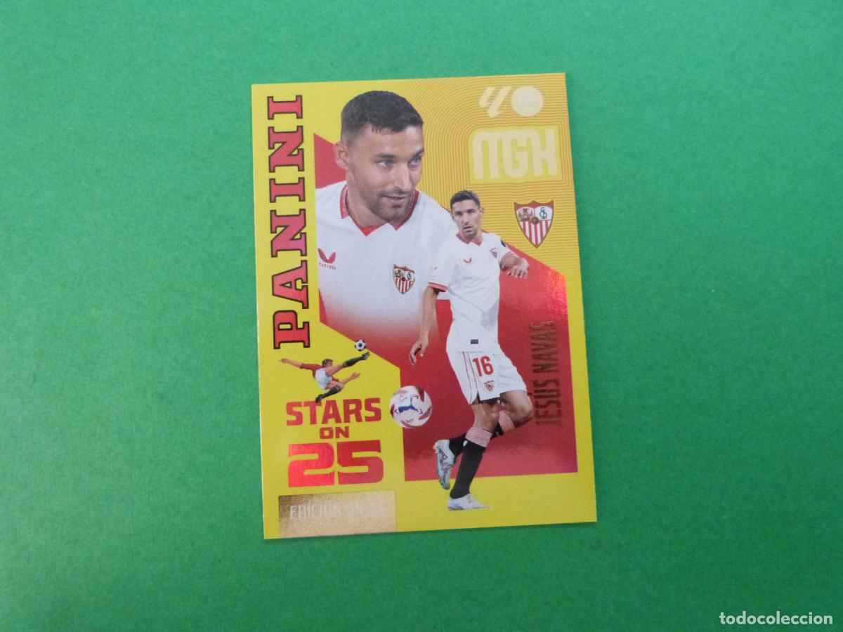 Cromos de f&uacute;tbol: TRADING CARD FUTBOL JESUS NAVAS SEVILLA F.C. N&ordm; 437 LIGA MEGACRACKS 2026-2027/26-27 PANINI