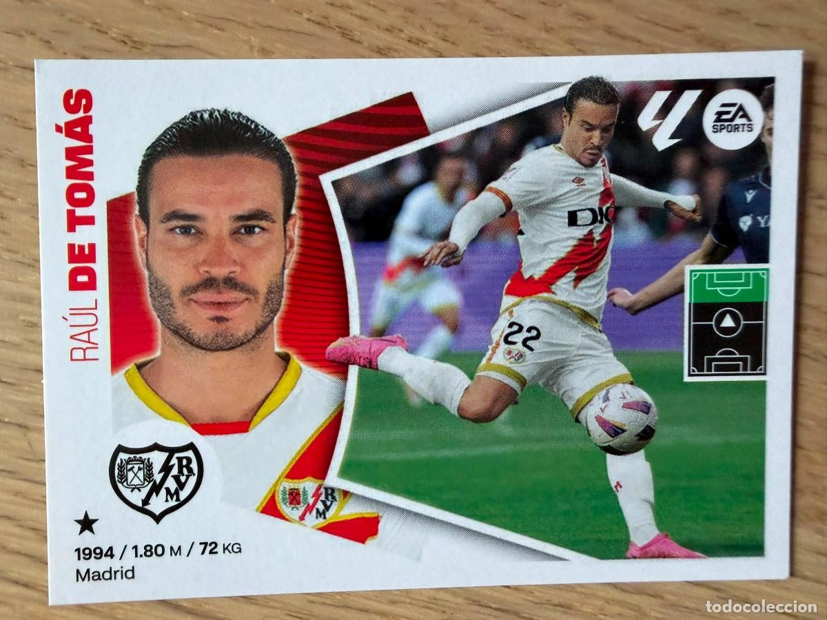Cromos de f&uacute;tbol: 19 DE TOMAS RAYO VALLECANO 24 25 2024 2025 LIGA EA SPORTS COLECCIONES ESTE SIN PEGAR STICKER
