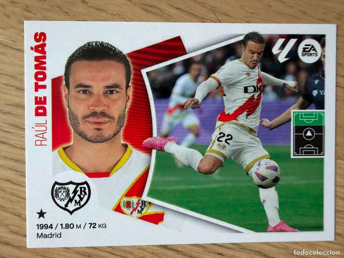 Cromos de f&uacute;tbol: 19 DE TOMAS RAYO VALLECANO 24 25 2024 2025 LIGA EA SPORTS COLECCIONES ESTE SIN PEGAR STICKER