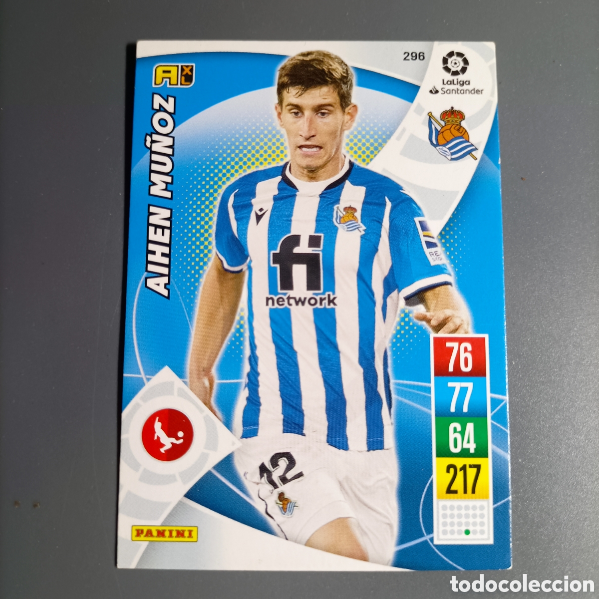 Figurine di Calcio: ADRENALYN. LIGA 2021-2022 (REAL SOCIEDAD) №296 AIHEN MU&Ntilde;OZ