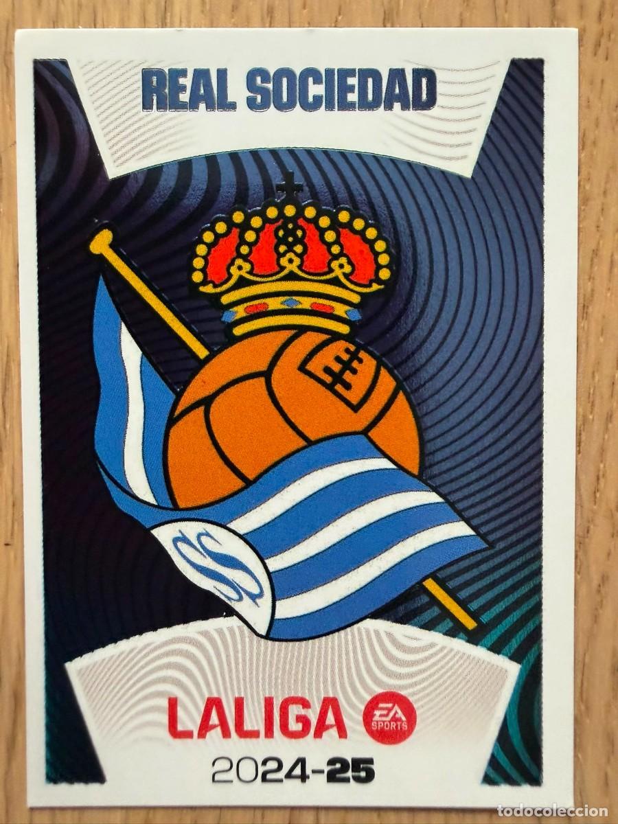 Figurine di Calcio: 1 ESCUDO REAL SOCIEDAD 24 25 2024 2025 LIGA EA SPORTS COLECCIONES ESTE SIN PEGAR STICKER