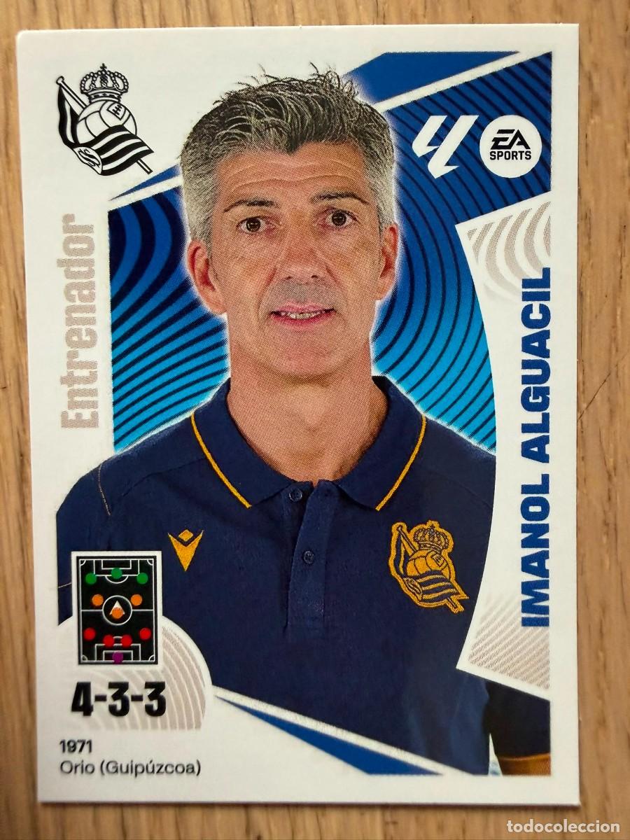 Football Stickers: 2 IMANOL ENTRENADOR REAL SOCIEDAD 24 25 2024 2025 LIGA EA SPORTS COLECCIONES ESTE SIN PEGAR STICKER