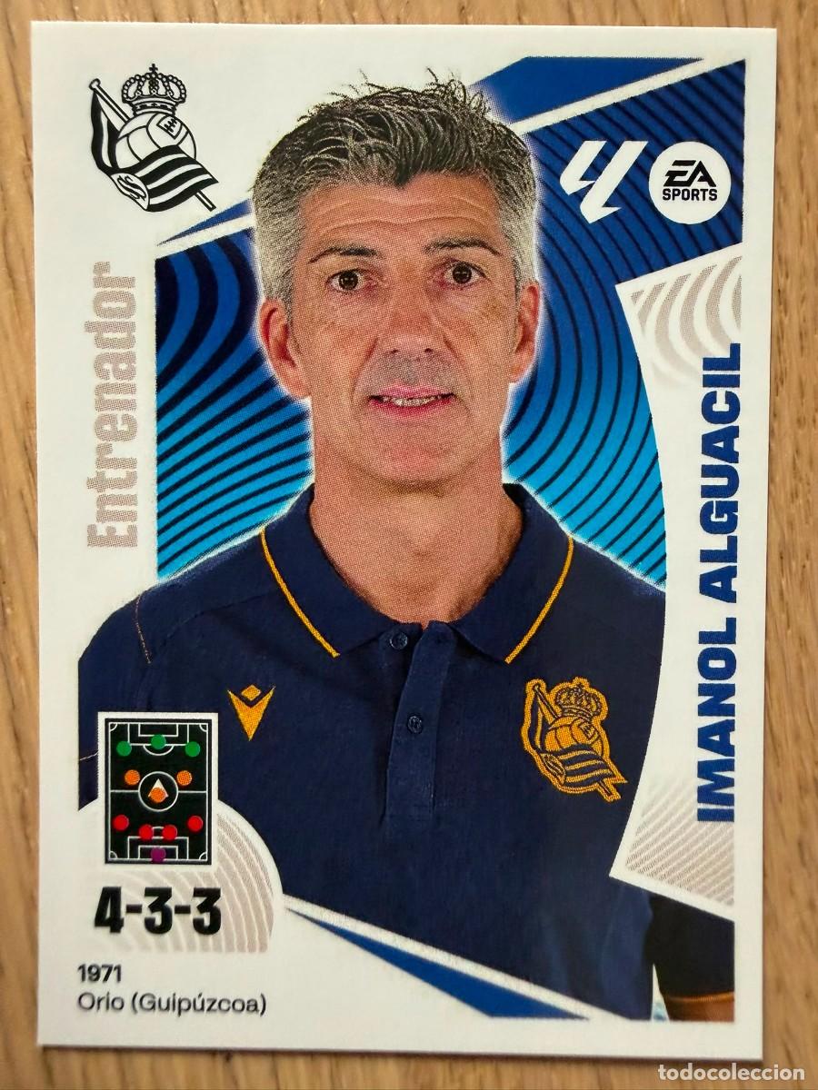 Fu&szlig;ball-Sticker: 2 IMANOL ENTRENADOR REAL SOCIEDAD 24 25 2024 2025 LIGA EA SPORTS COLECCIONES ESTE SIN PEGAR STICKER