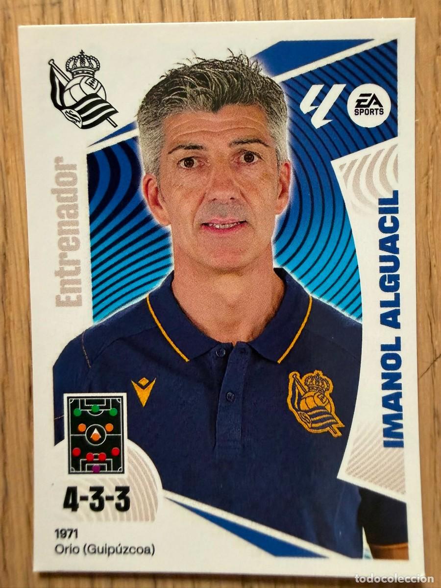 Football Stickers: 2 IMANOL ENTRENADOR REAL SOCIEDAD 24 25 2024 2025 LIGA EA SPORTS COLECCIONES ESTE SIN PEGAR STICKER